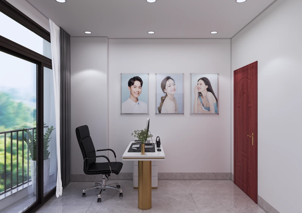 Ánh sáng tự nhiên kết hợp đèn LED tại phòng khám nha khoa Việt Pháp Phú Thọ
